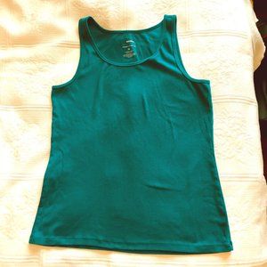 Sonoma Essentials rib tank teal XL